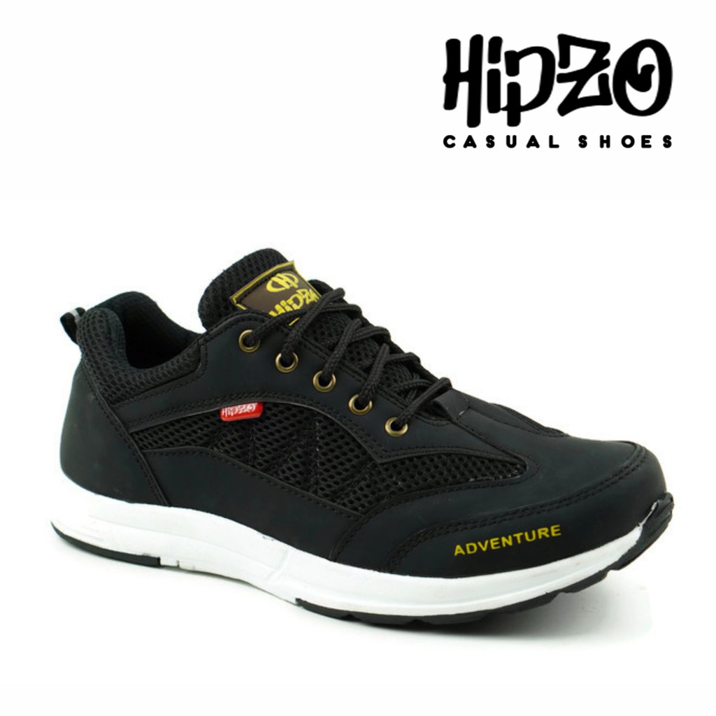 Sepatu Pria Hipzo M 039 Formal Sneakers Original NEW!!!-HITAM