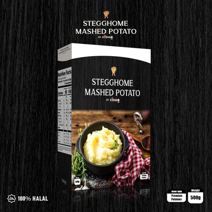 

500 Gram / Kg STEGGHOME Mashed Potato by STEGGO