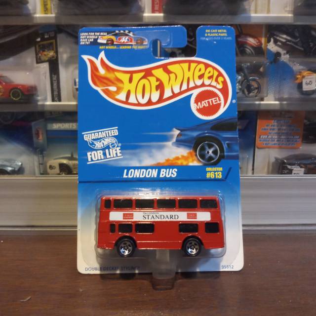Hot Wheels London Bus - Blue Card