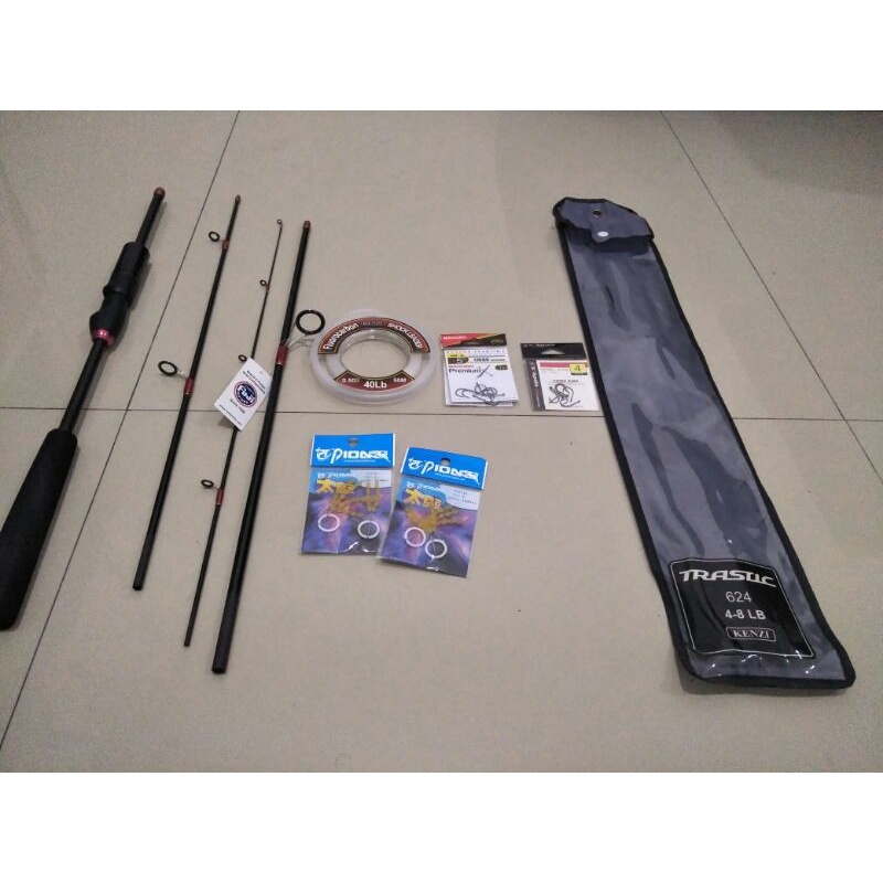 Paket Mancing Travel road kenzi trastic 624