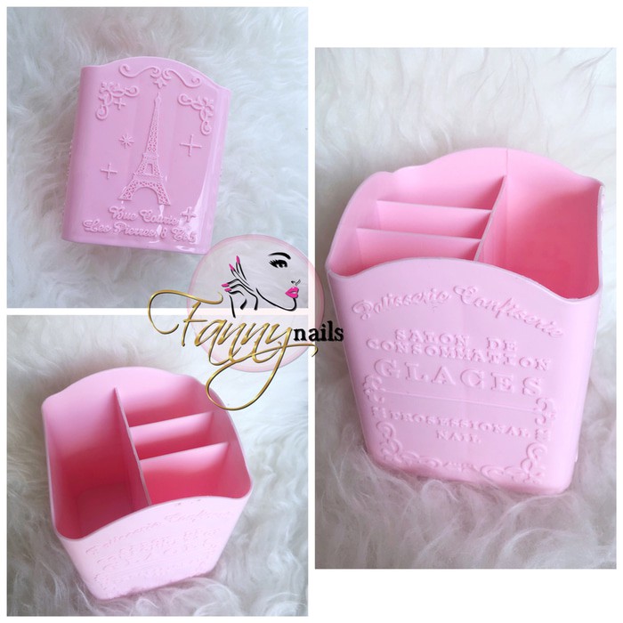 Brush holder kotak brush / brush storage / tempat kuas nailart makeup