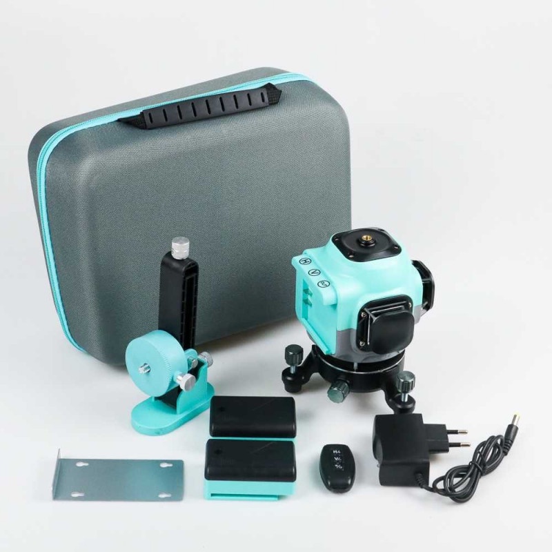 Laser Level 12 Line Hijau Self Leveling Projector Green Anti Air Debu