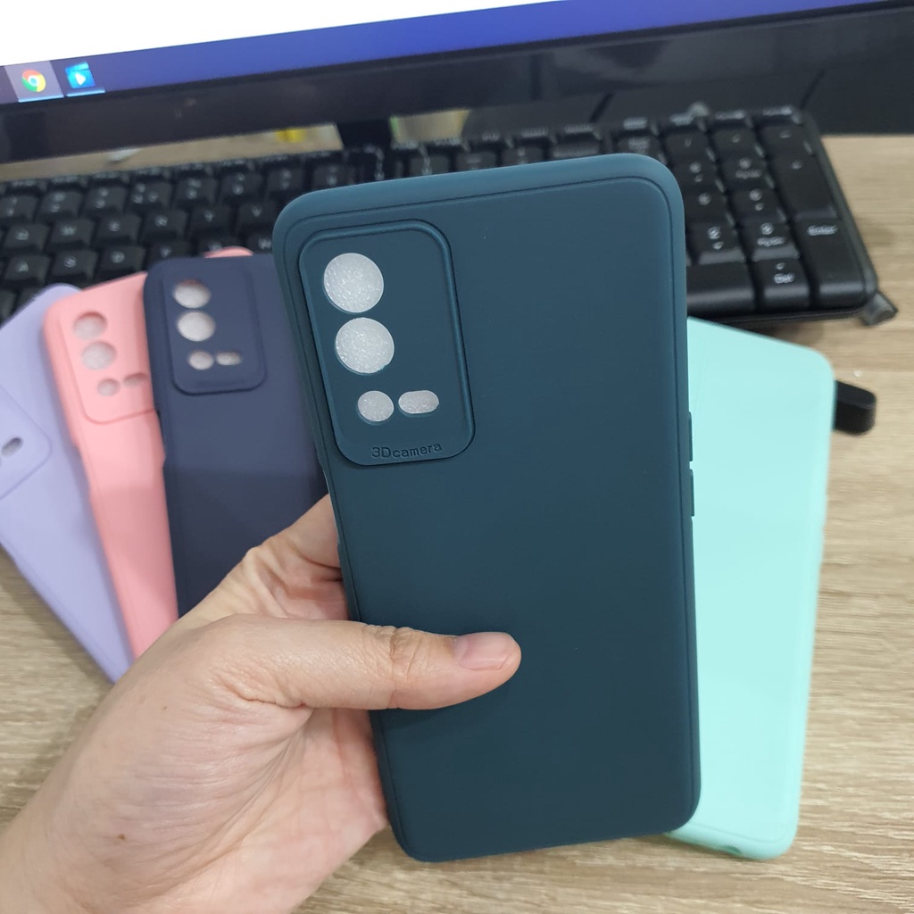 Silvertech Kesing OPPO A55 4G Softcase silikon kesing dan Accesories
