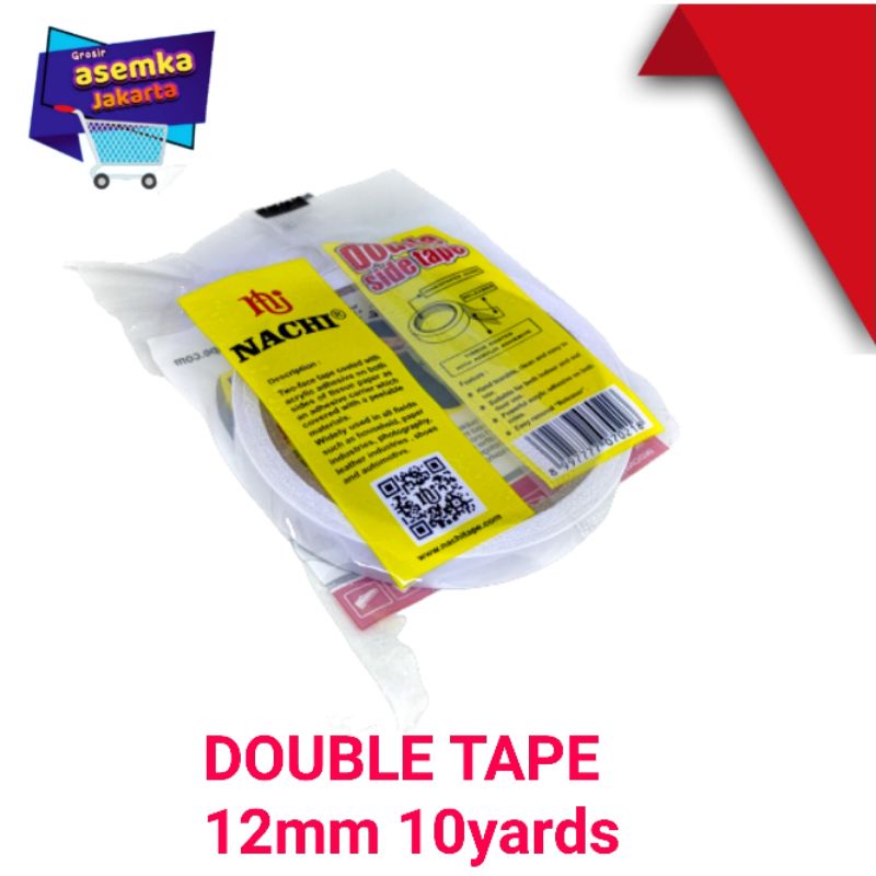 Doble tip Double tape Nachi 10 yards satuan grosir