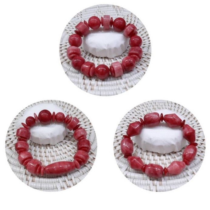 Gelang Giok Merah Natural Original