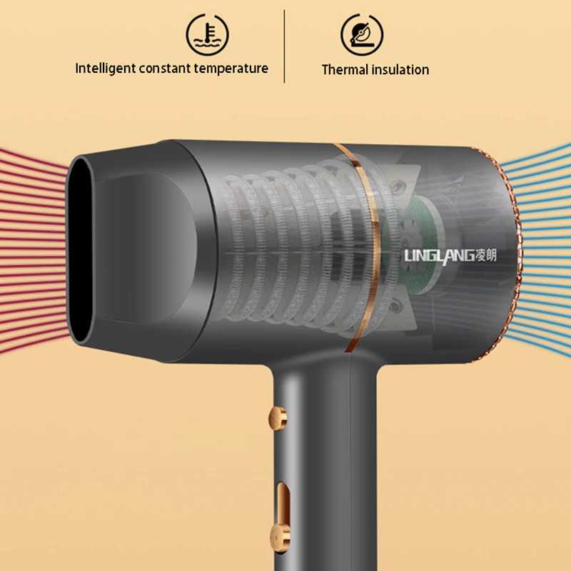 Pengering Rambut Hair Dryer Cepat Kering 3 Mode Quick Dry Blower LINGLANG