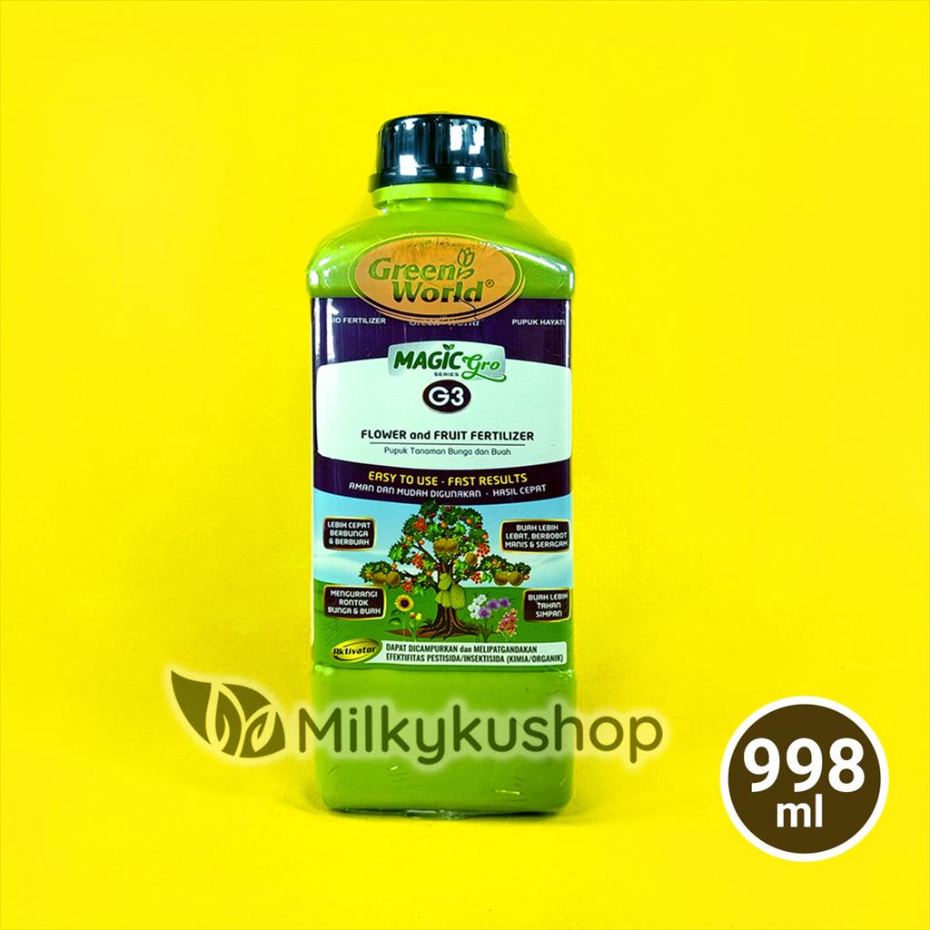 PUPUK CAIR MAGICGRO G3 FLOWER AND FRUIT FERTILIZER 998 ML