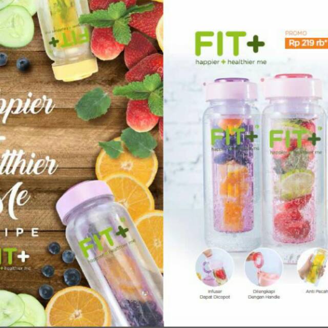 Botol infuser fit+ dusdusan