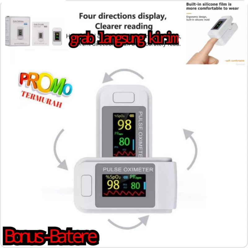 Pulse fingertip oximeter pengukur detak jantung oxygen oximeter so911/so811 termurah