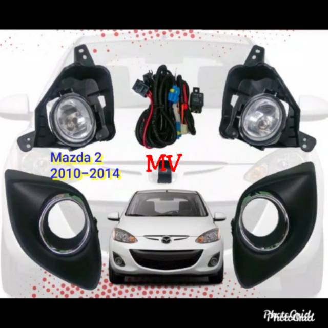 Foglamp Mazda 2 2010 on DLAA