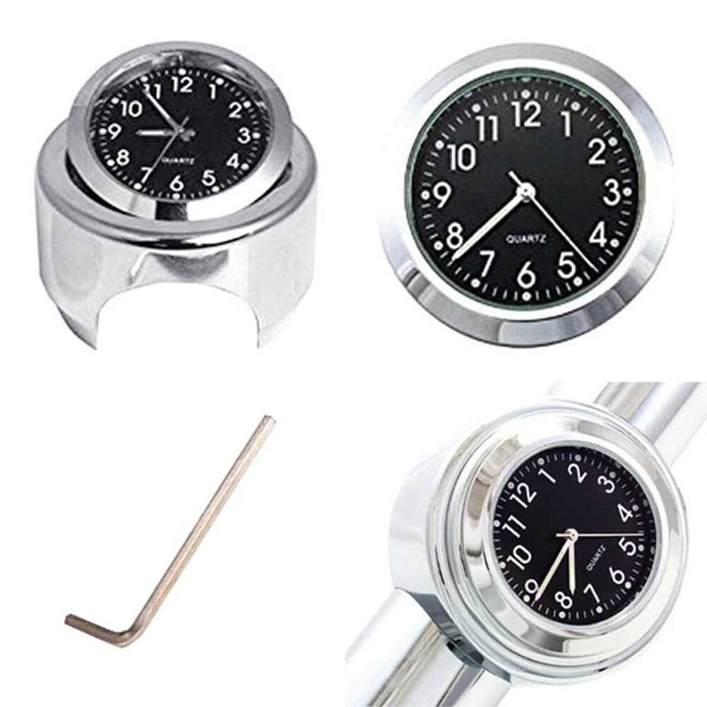 YGRETTE - BICYCLE WATCH CLOCK HANDLEBAR JAM UNTUK DI STANG SEPEDA HANDLEBAR WATERPROOF ALUMINIUM