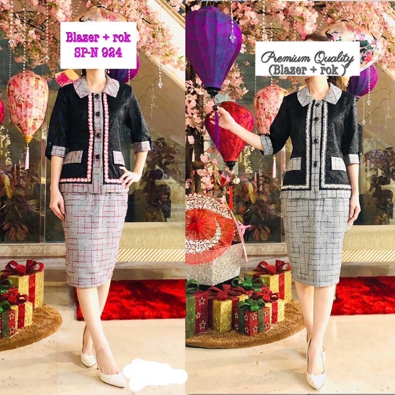 BLAZER WANITA SISTERS. Blazer wanita setelan rok