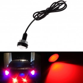 Sikeo Car Styling DIY 9W 500-Lumen Waterproof Eagle Eye LED Lamp 1 PCS / Lampu Mobil - SK101 - Red