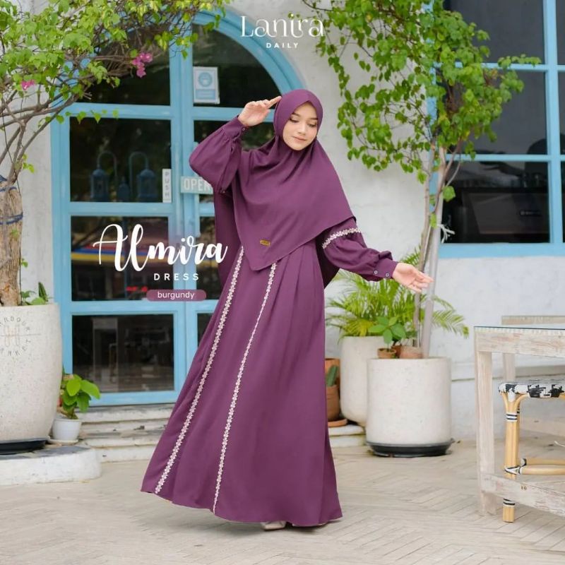 ALMIRA GAMIS PLUS JILBAB UKURAN M L XL XXL XXXL 4XL gamis syari busui polos jumbo terbaru terlaris murah pesta kondangan gamis remaja set Maxi dress wanita plus Khimar stelan promo haji umroh lebaran baju muslimah seragam