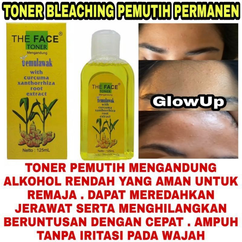 TONER TEMULAWAK THE FACE BPOM - THE FACE TONER TEMULAWAK BPOM