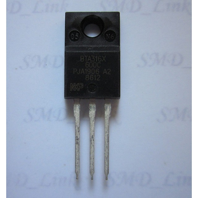 (Kurir langsung rubah ke JnT / JNE )Triac BTA316x-600c, 16A / 600V (TO220F)