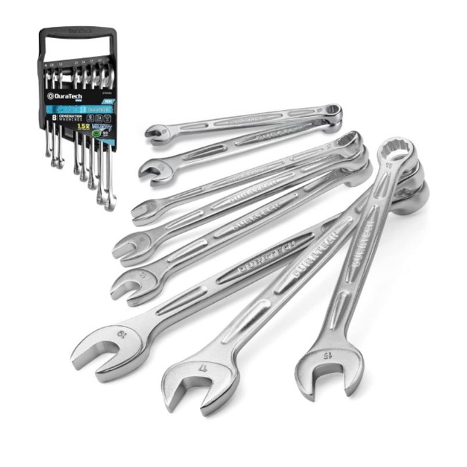 Kunci Ring Pas Kombinasi 8pcs 8-19mm Duratech