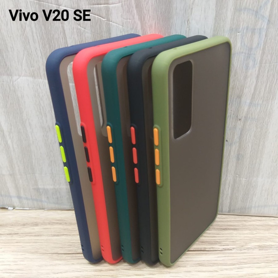 CASE MATTE VIVO V20 SE TRANSPARAN FUZE MACARON MY CHOICE - FA