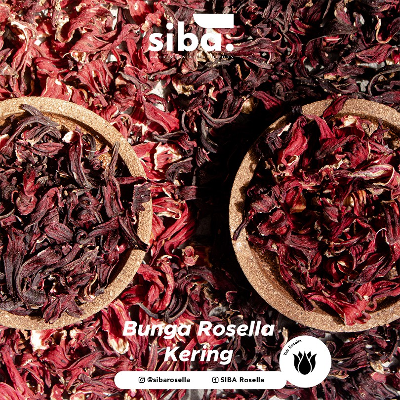 

Bunga Rosella Kering - Kemasan 250 Gr