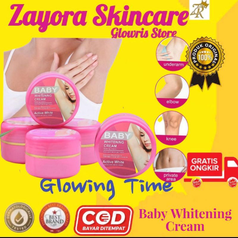 [ORIGINAL] Baby Whitening Cream - Pemutih Ketiak, Leher dan Selangkangan