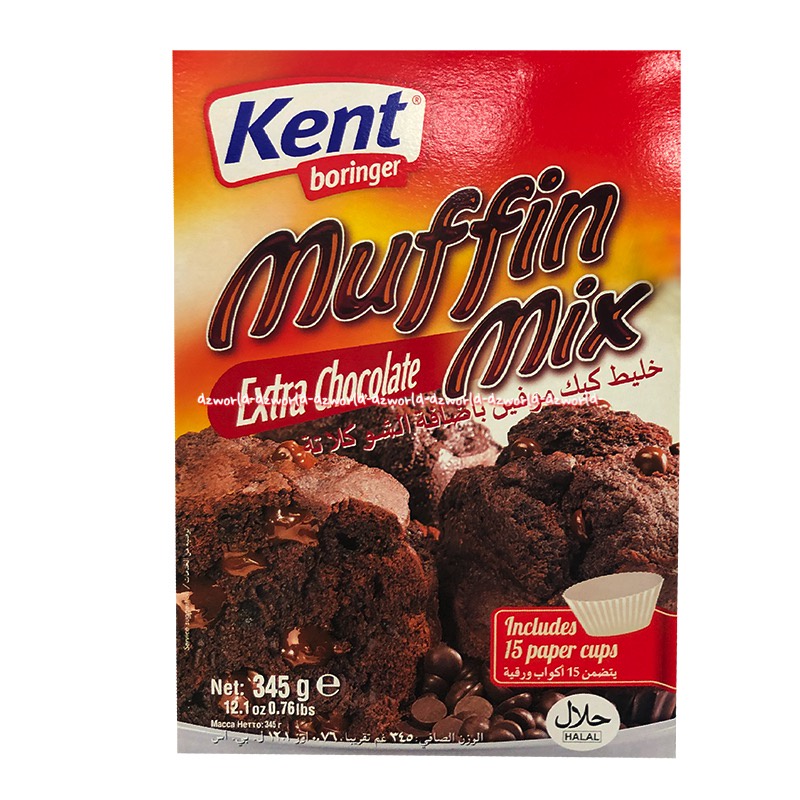 Kent Boringer 345gr Muffin Mix Blueberry Fruit Puch Extra Chocolate Tepung Premix Kue Ultah Membuat Kue Mufin Rasa Berri Coklat Buah Kentboringer