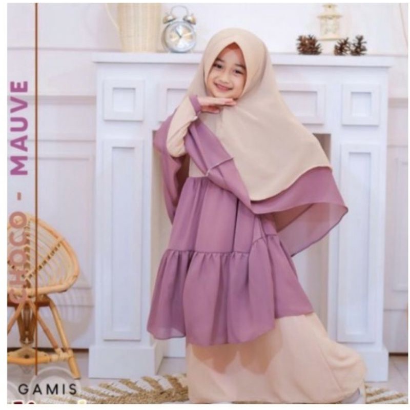 GAMIS ANAK/AISYAH KIDS/CERUTY BABYDOL/ 3 SIZE