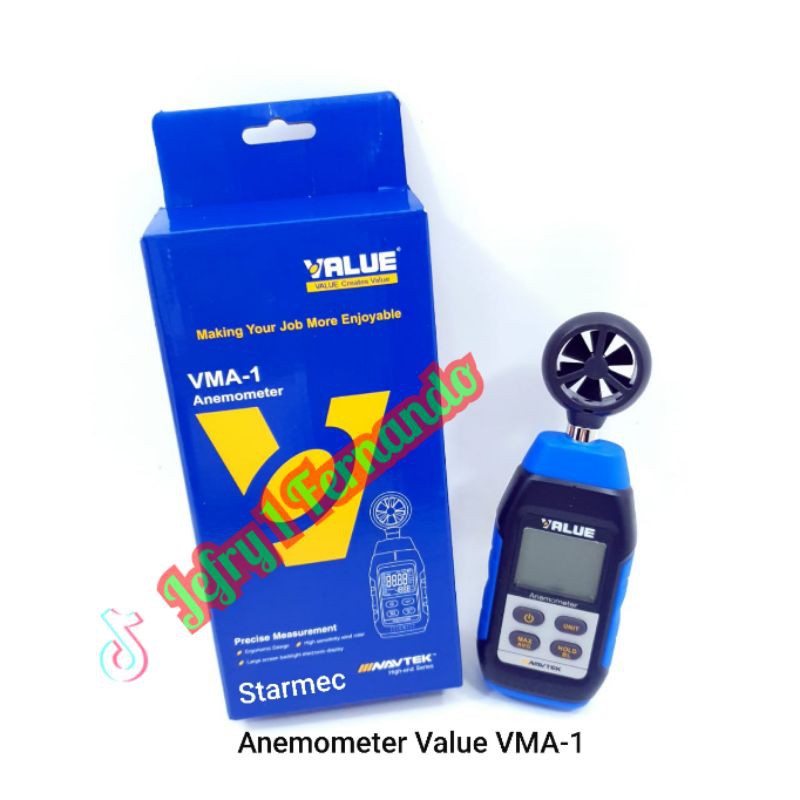 ANEMOMETER VALUE VMA 1 FLOWMETER KECEPATAN ANGIN