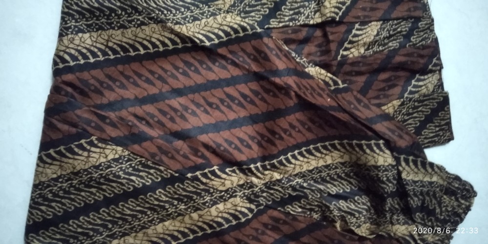 Maura Couple - Sania Ruffle Batik Couple Ori Ndoro Jowi - Warung Batik Couple Seragam -batik Hajatan