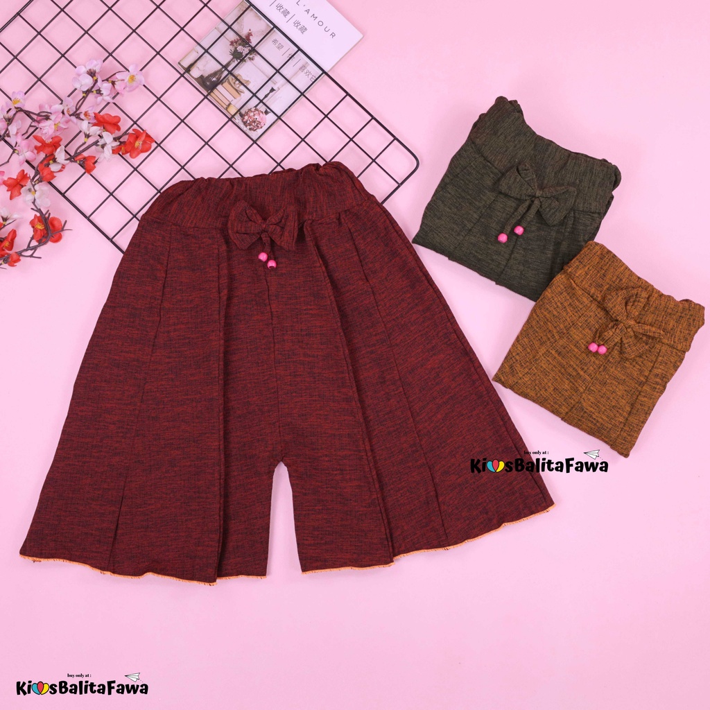 Rok Celana MOTIF Uk 8-10 Tahun / Bawahan Anak Perempuan Murah Model Adem Murah Rok Celana Grosir