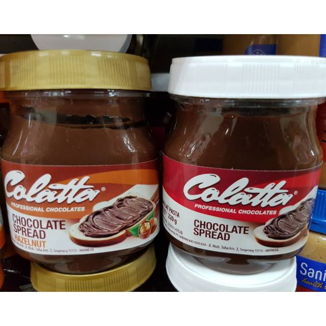 

Colatta selai coklat dan kacang Hazelnut