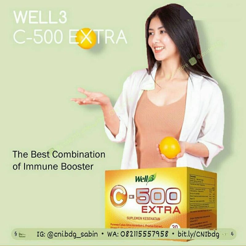 Suplemen kesehatan CNI C-500 EXTRA