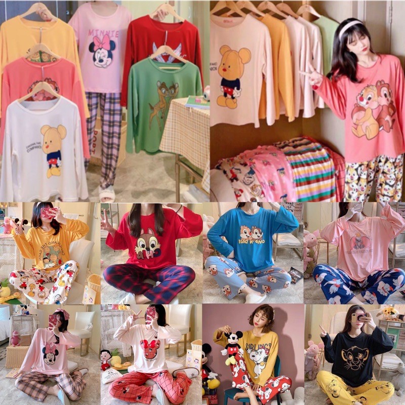 [ VS ] Stelan Oversize Baju Tidur PP import / piyama pp / baju tidur dewasa import / grosiran baju tidur import