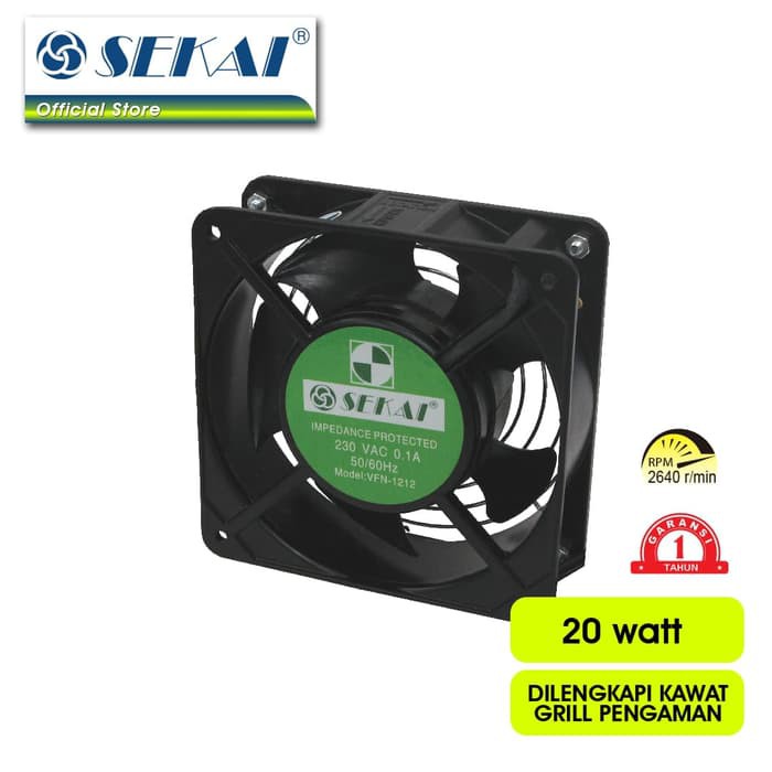 SEKAI KIPAS PENDINGIN KOMPUTER VFN-1212/ COOLING FAN SEKAI VFN1212