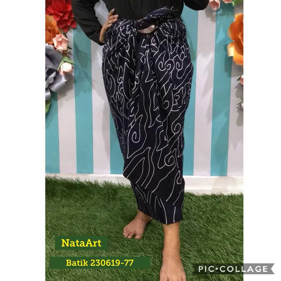 Jual Kain Batik Katun Tulis Motif Mega Mendung Warna Black Shopee Indonesia