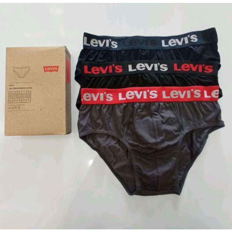 CELANA DALAM PRIA LEVIS  (3 pcs)