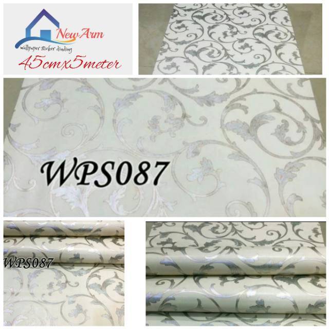 Wps087 wallpaper  sticker  dinding ukuran 45cmx5meter 