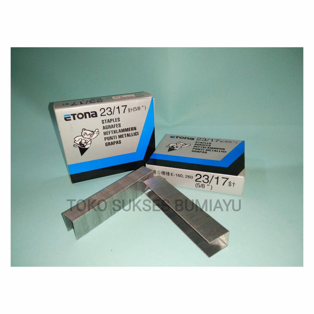 

Isi Staples / Isi Stapler / Isi Steples Etona 23/17 (5/8)