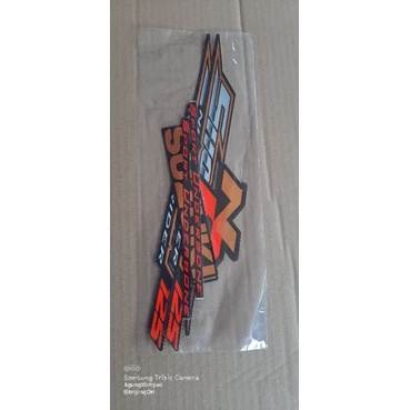 STIKER STRIPING LES BODY SUZUKI SHOGUN 125 NR BAHAN ORIGINAL