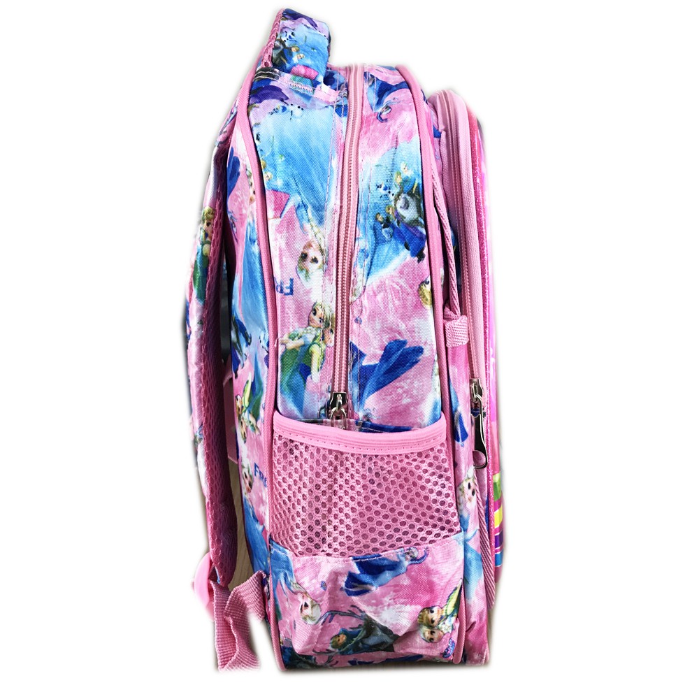 Tas Ransel Sekolah Anak TK Fever Elsa Anna 5D Gambar Rubah2 LBKP - Pink