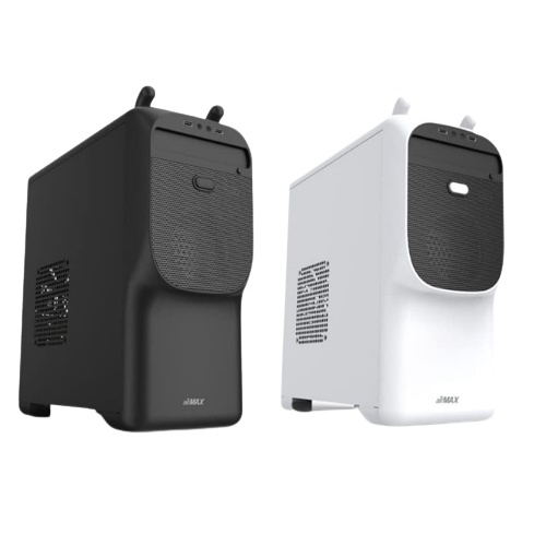 Casing GameMax Airmax 6508 Cute Rabbit mATX – Putih Hitam Black White