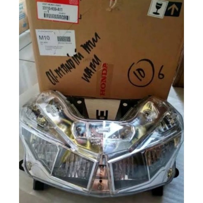 33110-K59-A11 3310A-K59-A10 HGP 100% AHM KACA REFLEKTOR LED LAMPU DEPAN REFLEKTOR VARIO 125 150 LED 