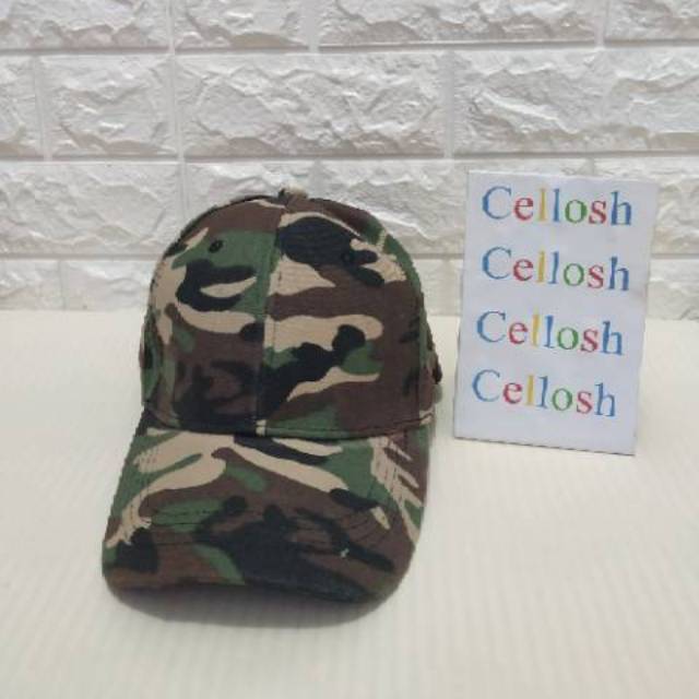 Topi Trucker Army Loreng Camouflage - S8R