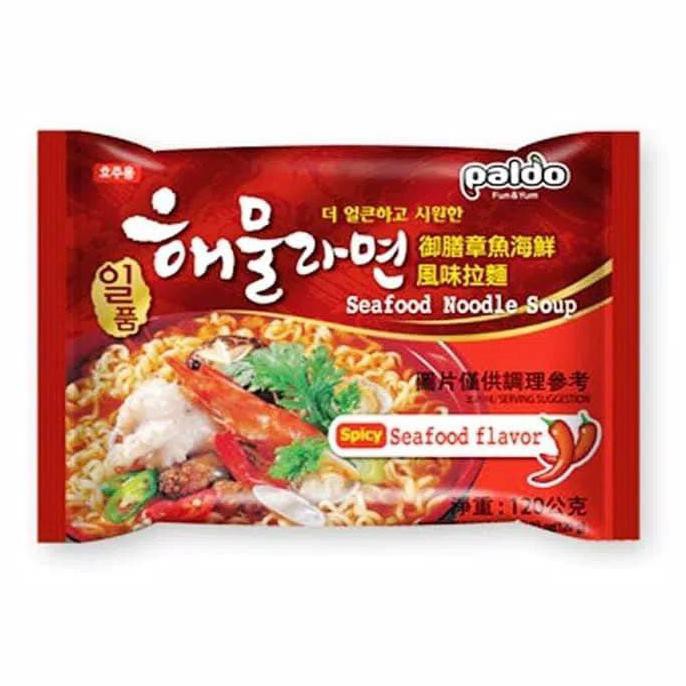 

Terlaris# Paldo Spicy Seafood Ramen Noodle Korea Mie Pedas