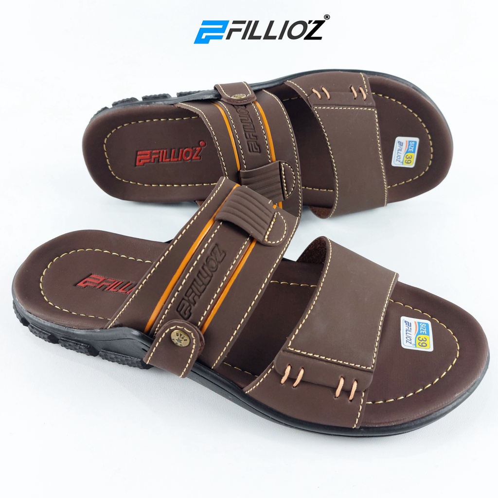 Sandal Cowok Selop Sendal Pria Kasual Original Fillioz Trend Terbaru F72