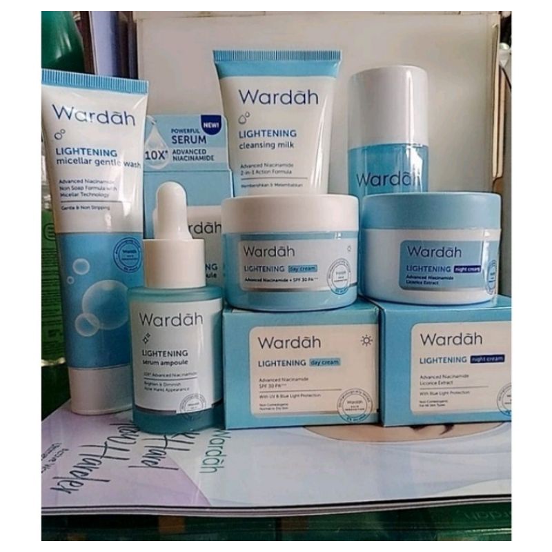 Wardah paket lightening series 6in 1