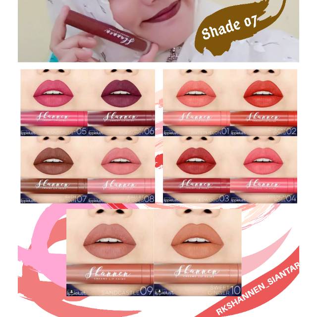 Lippaint Shannen / Lipstik Kekinian BPOM dan HALAL MUI
