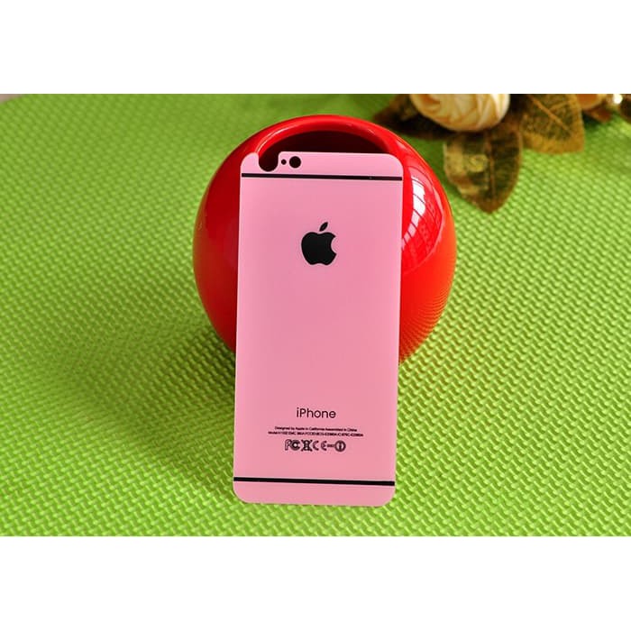 TEMPERED GLASS IPHONE 5 COLORFUL BABY PINK GLITTER IPHONE 5 TEMPERED GLASS WARNA