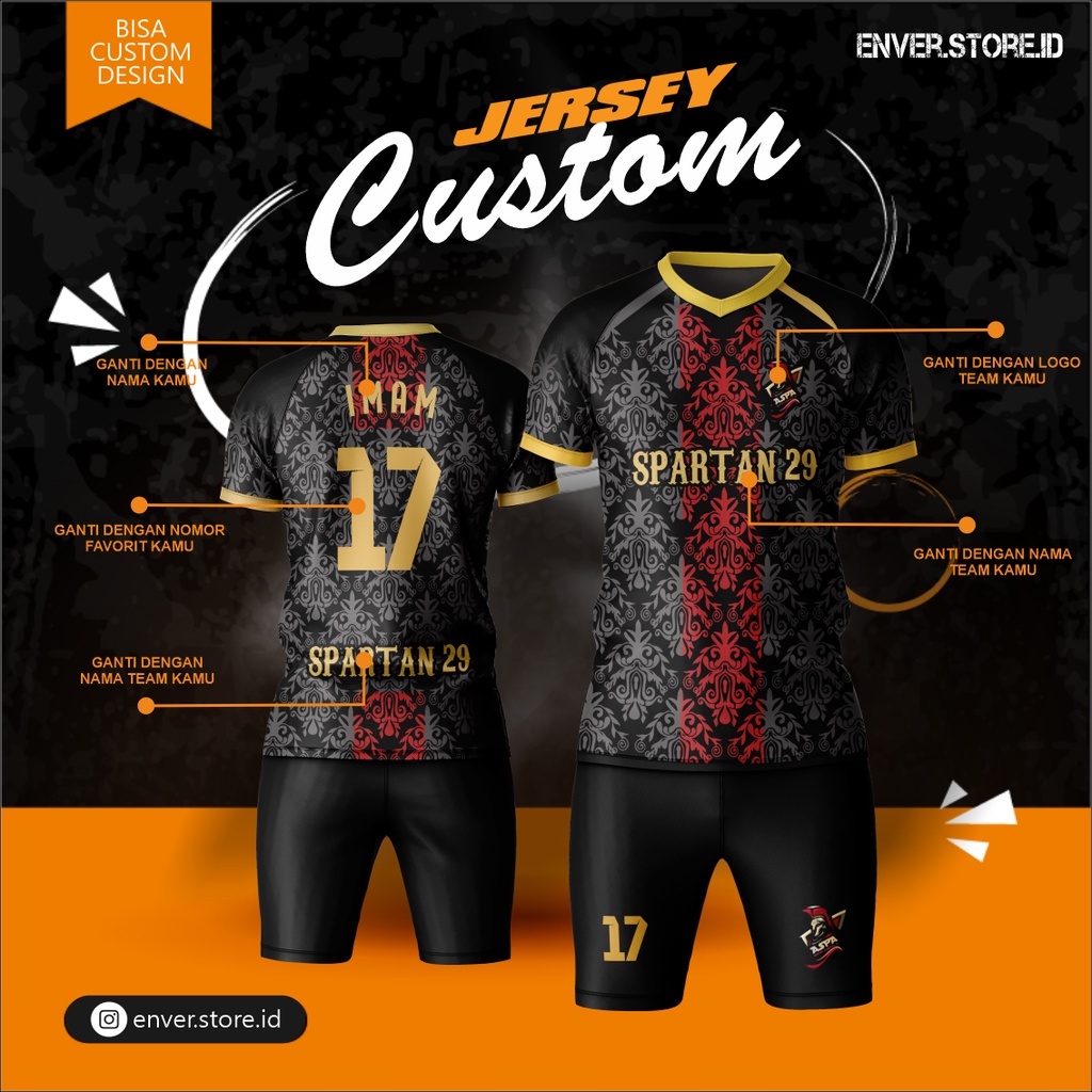 JERSEY FUTSAL STELAN CUSTOM DESAIN