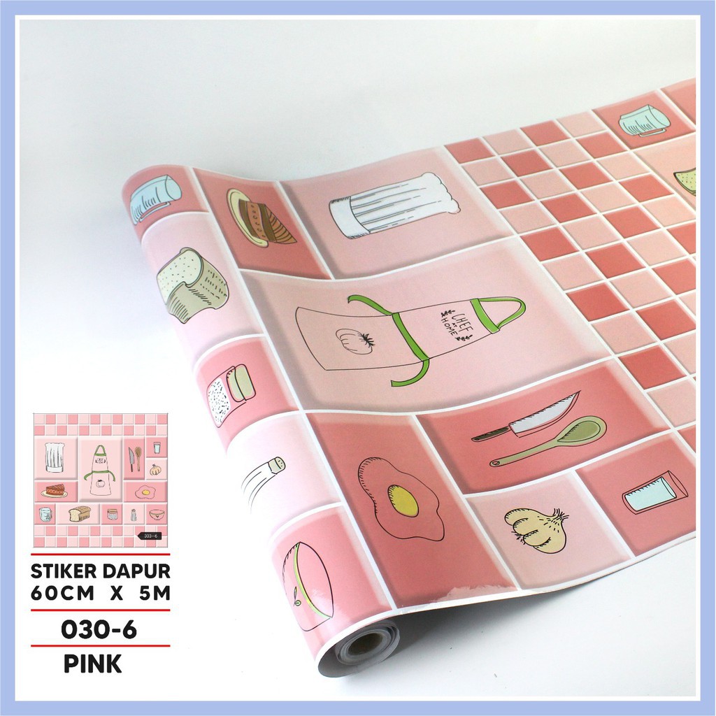 WALLPAPER WALLSTIKER STIKER MARMER KITCHEN DAPUR MURAH ANTI MINYAK ANTI AIR / MINYAK 60 CM X 5M U69