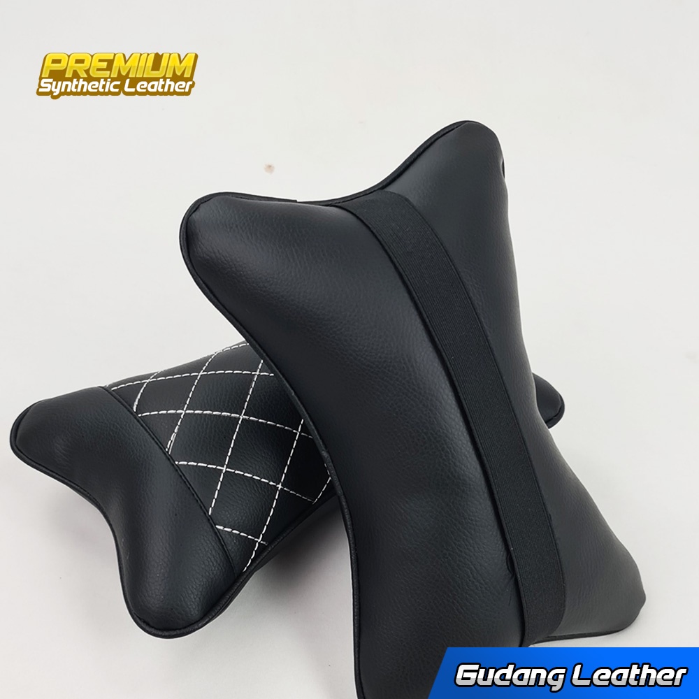 Bantal mobil Kulit sintetis Premium